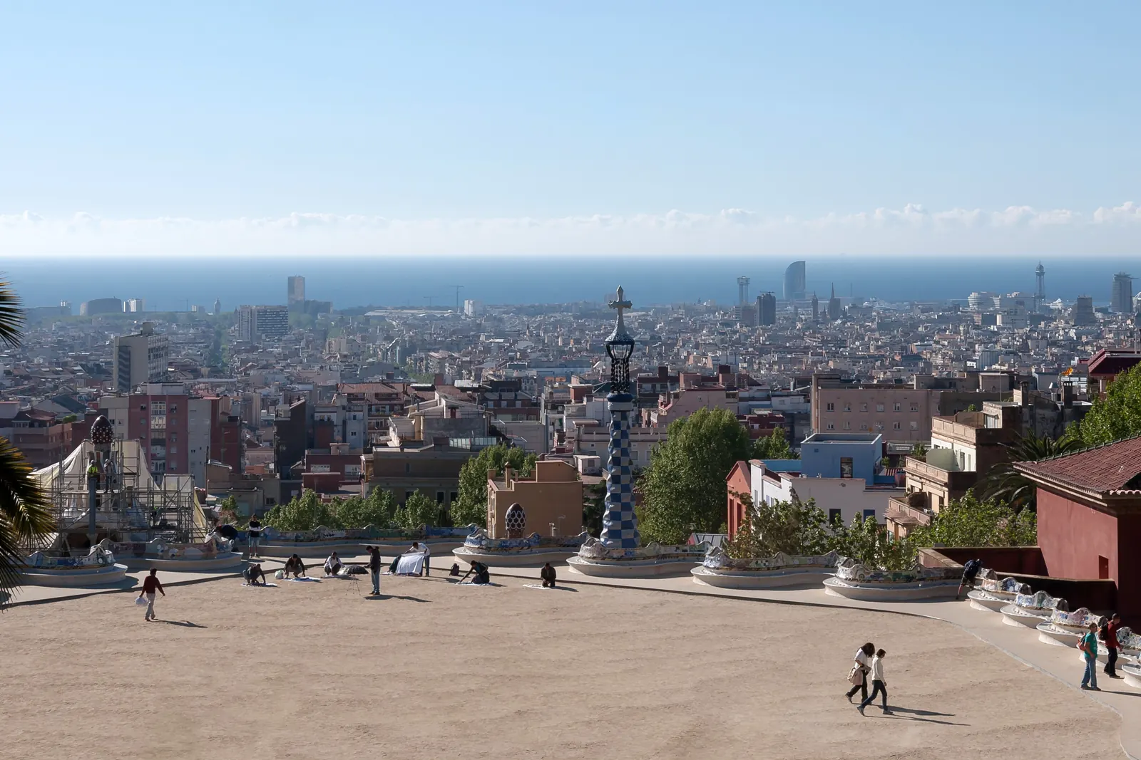 Park Güell overlooking Barcelona