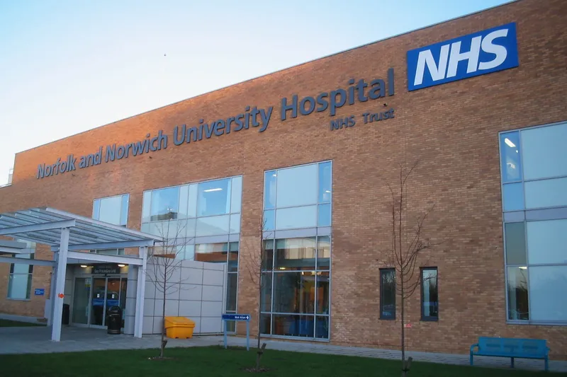 Norfolk and Norwich University Hospital, an NHS hospital